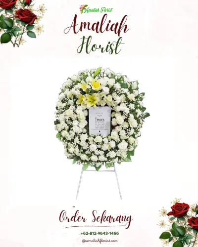 Krans Bunga Duka Cita di Karundang