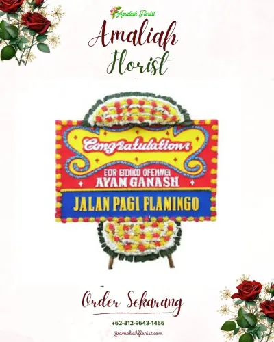 Bunga Papan Congratulation di Karundang